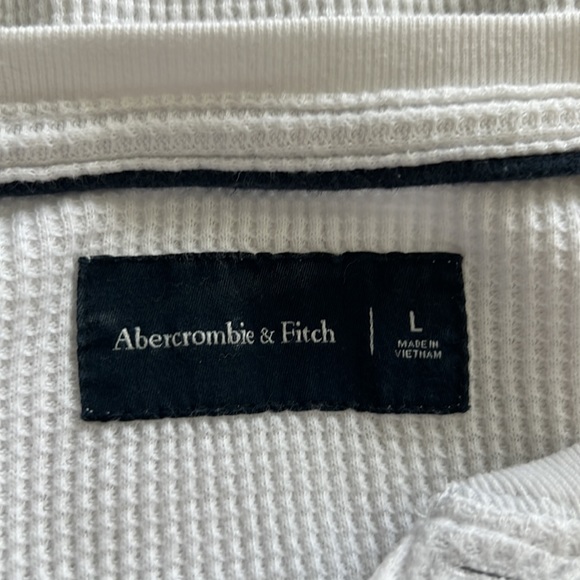 Abercrombie & Fitch thermal long sleeve tee shirt - Picture 4 of 5